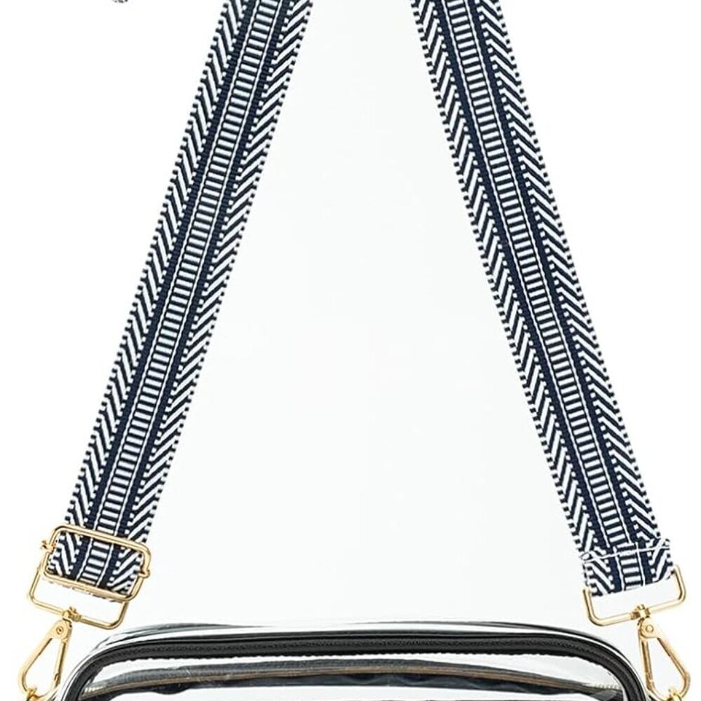 Versatile Clear Purse With Adjustable Strap - Sta… - image 1